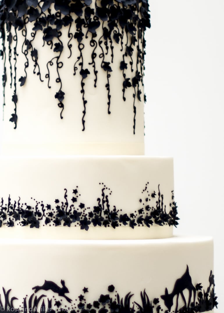 Enchanted Forest Wedding Cake