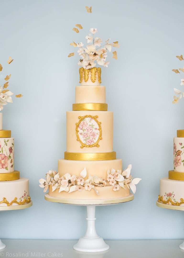 The Gilded Peach Collection Wedding Cakes
