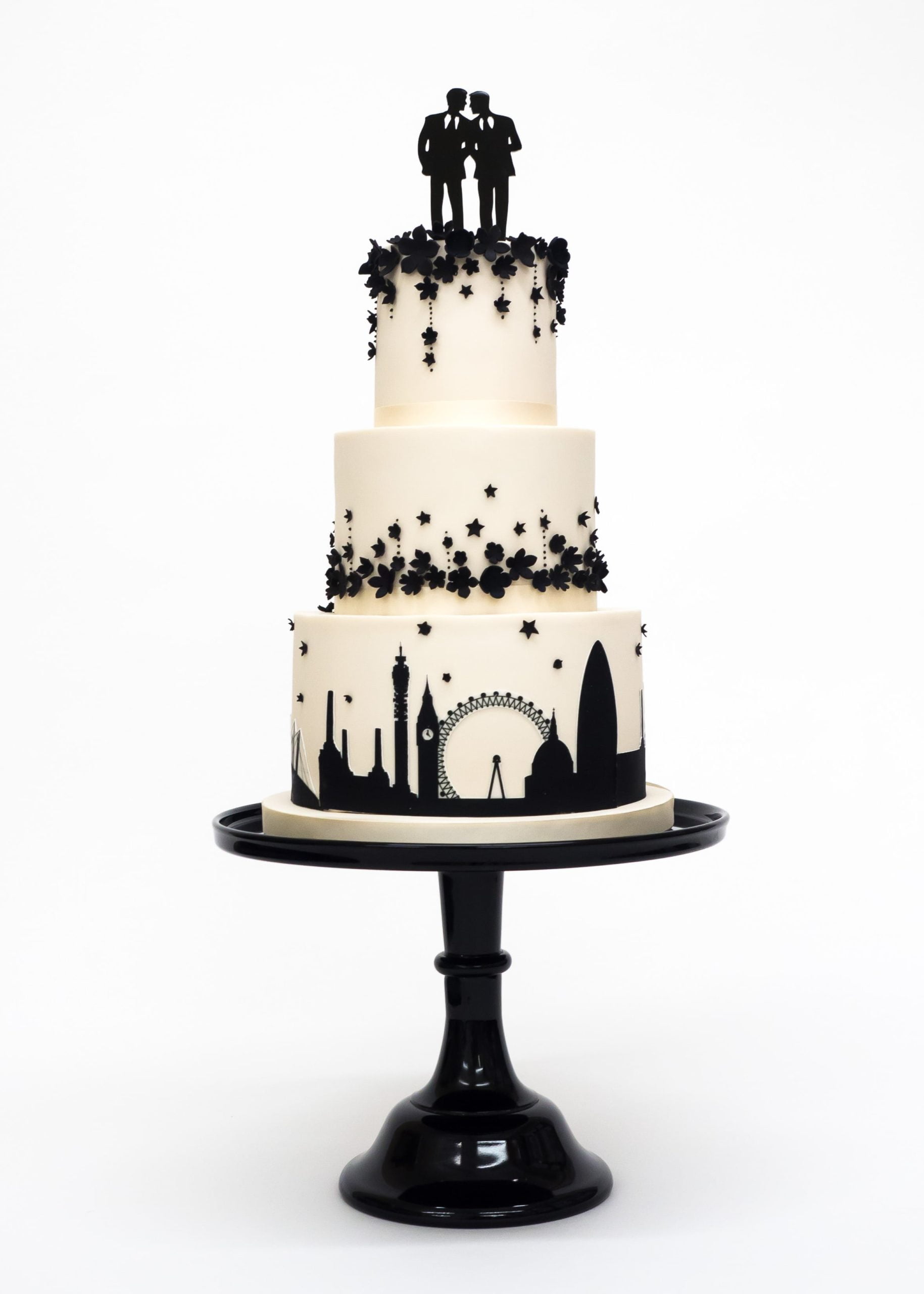 London Skyline Wedding Cake