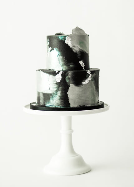 Abstract Buttercream Wedding Cake by Rosalind Miller Cakes