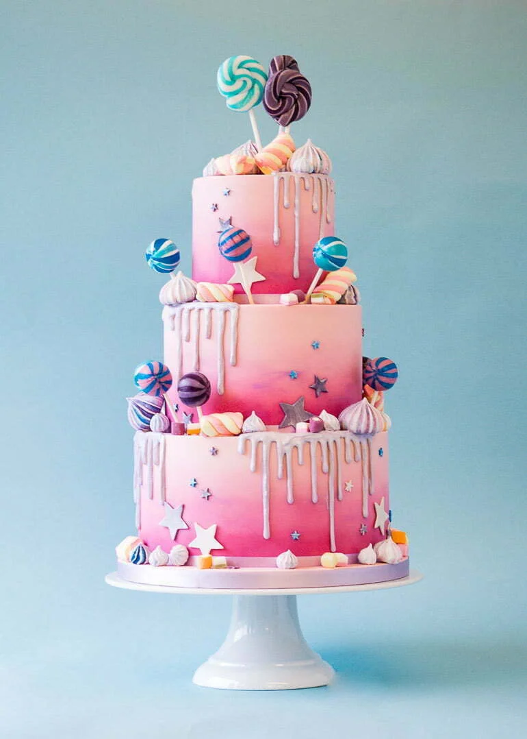 Pink Candyland Celebration Cake