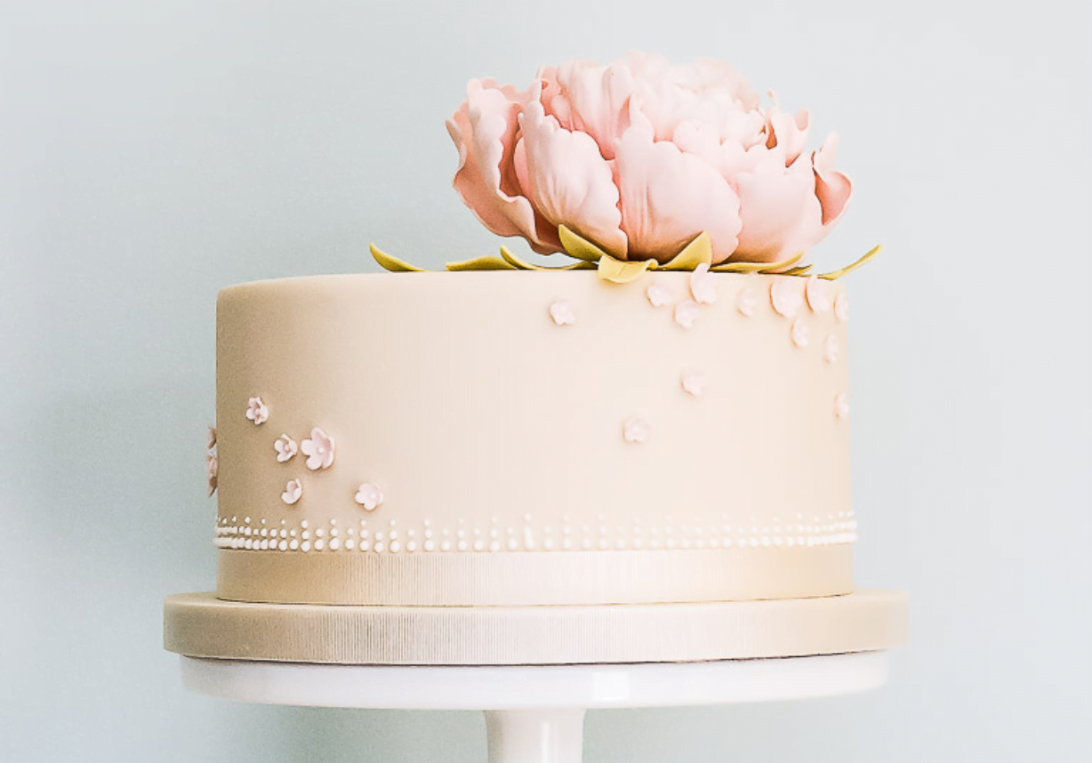 One Layer Cake with Chocolate Buttercream - Simply Whisked